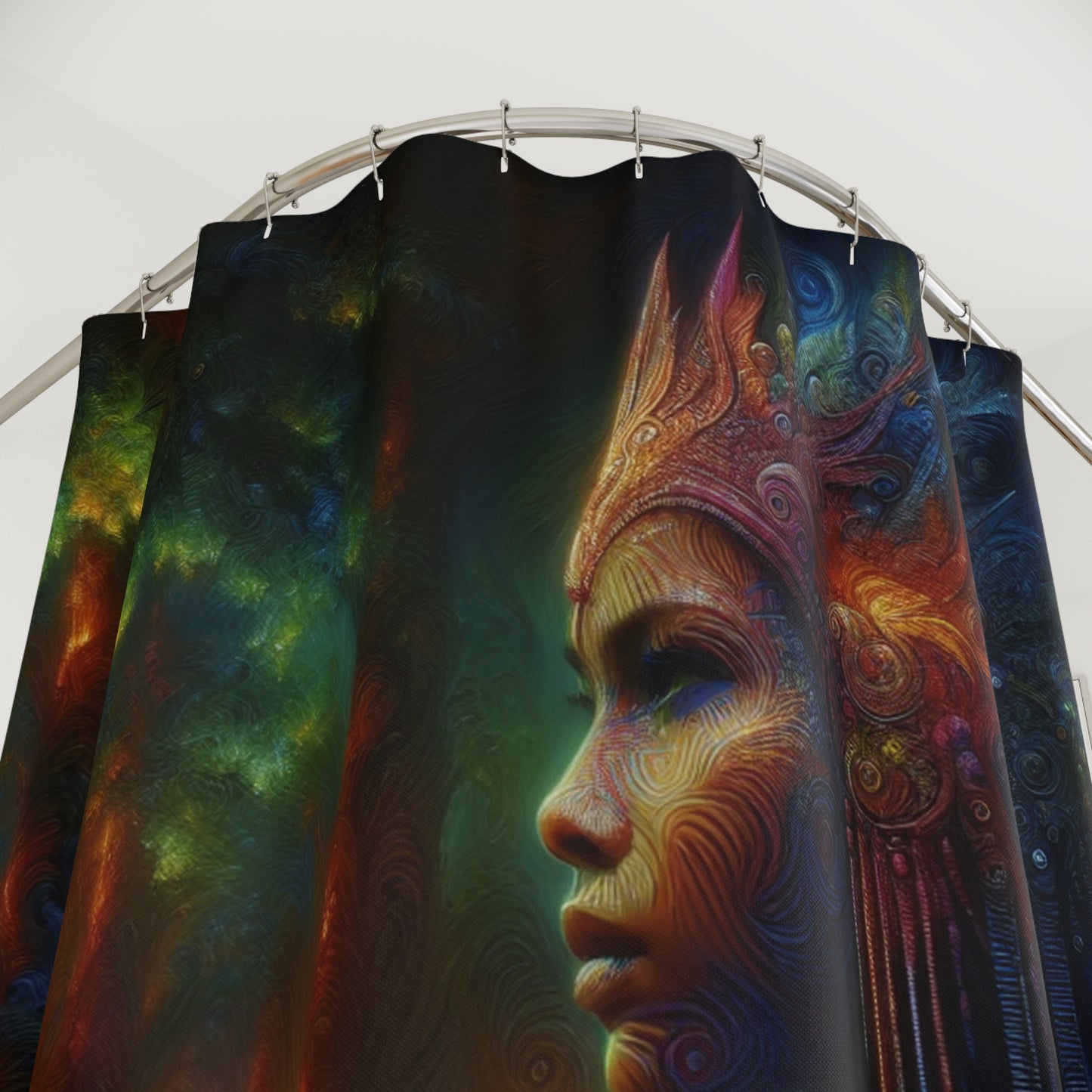 Polyester Shower Curtain - Custom Design Bathroom Decor
