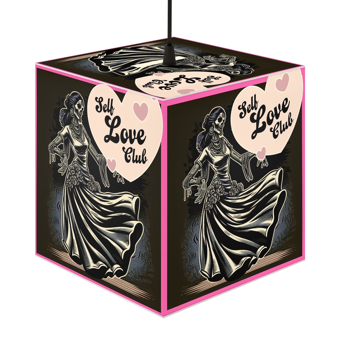 Self Love Club Light Cube Lamp