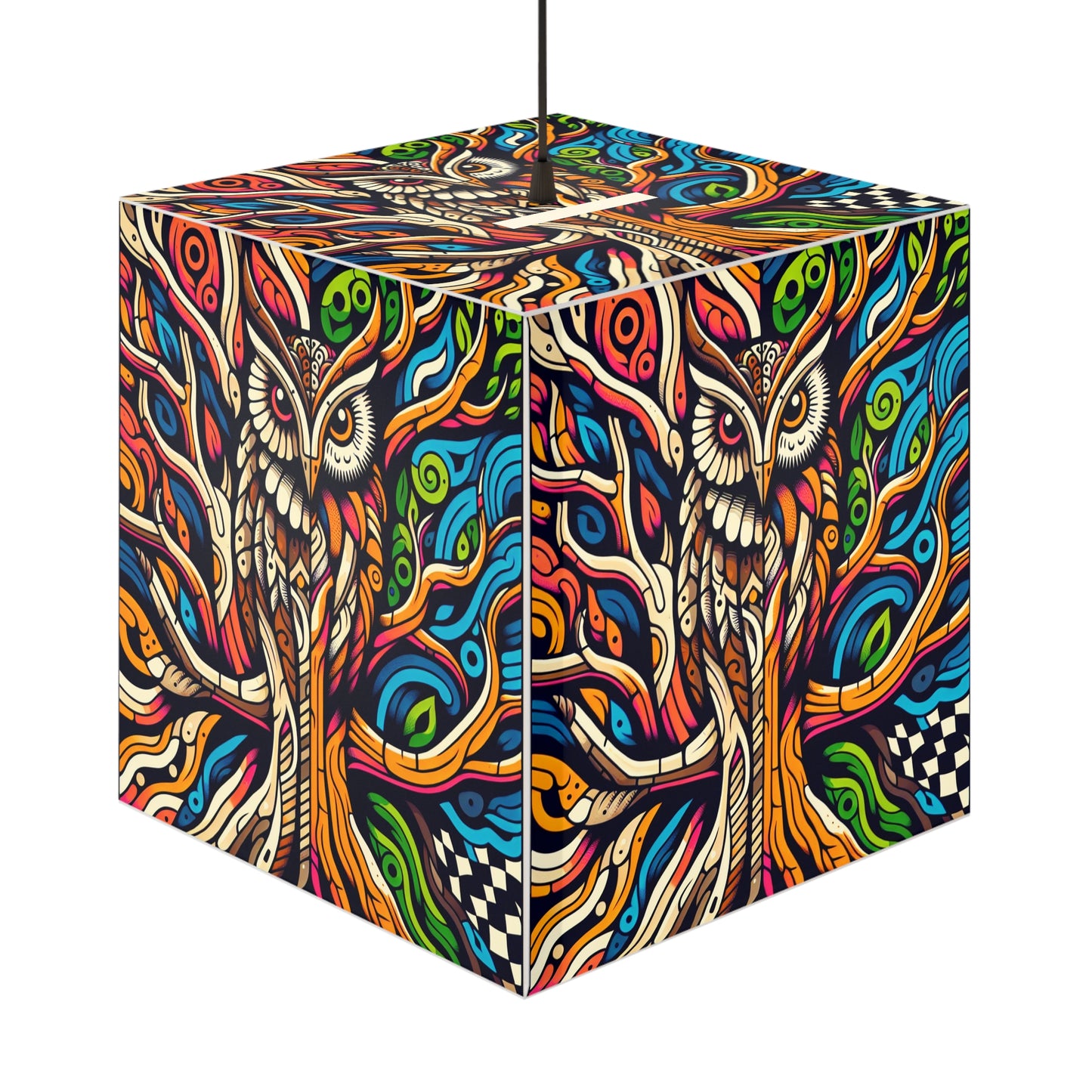 Owl Man Light Cube Lamp