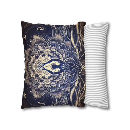 Spun Polyester Square Pillowcase