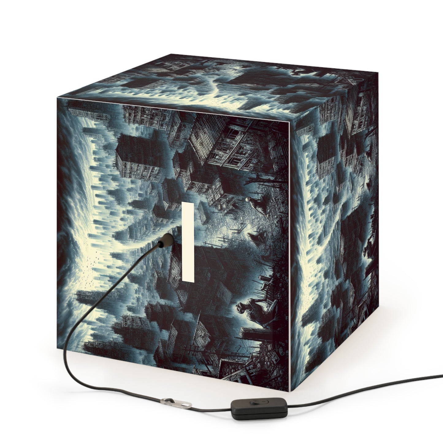 My Village of Souls Light Cube Lamp