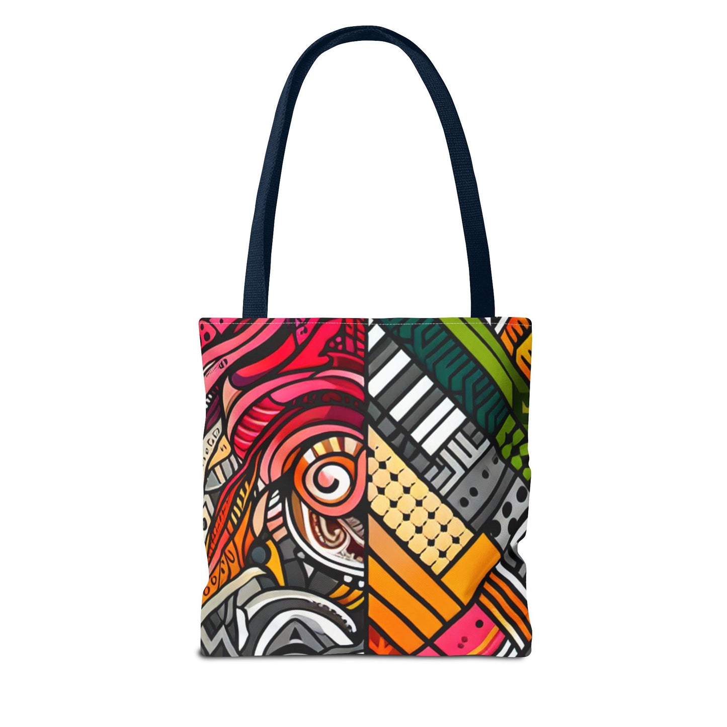 Custom Tote Bag - Stylish and Durable Design with Multiple Handle Colors