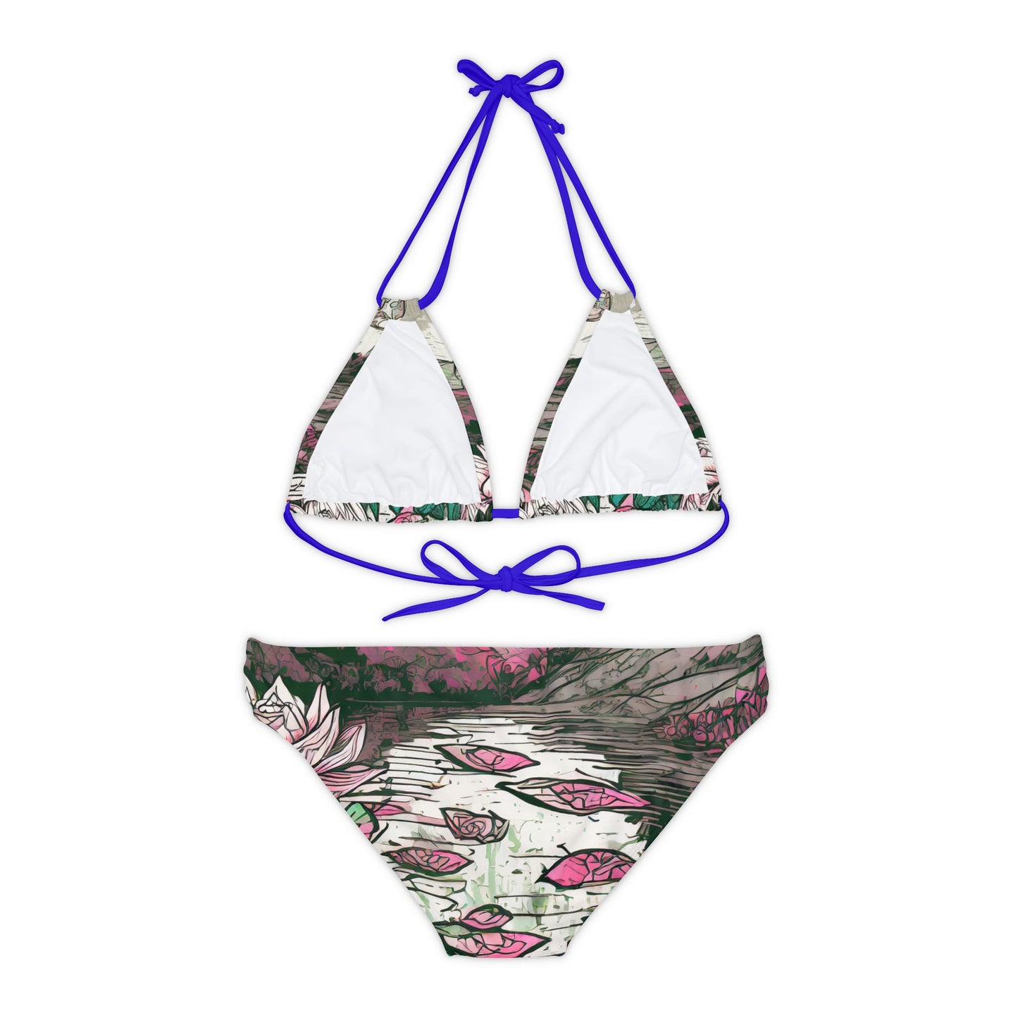 Strappy Bikini Set (AOP)