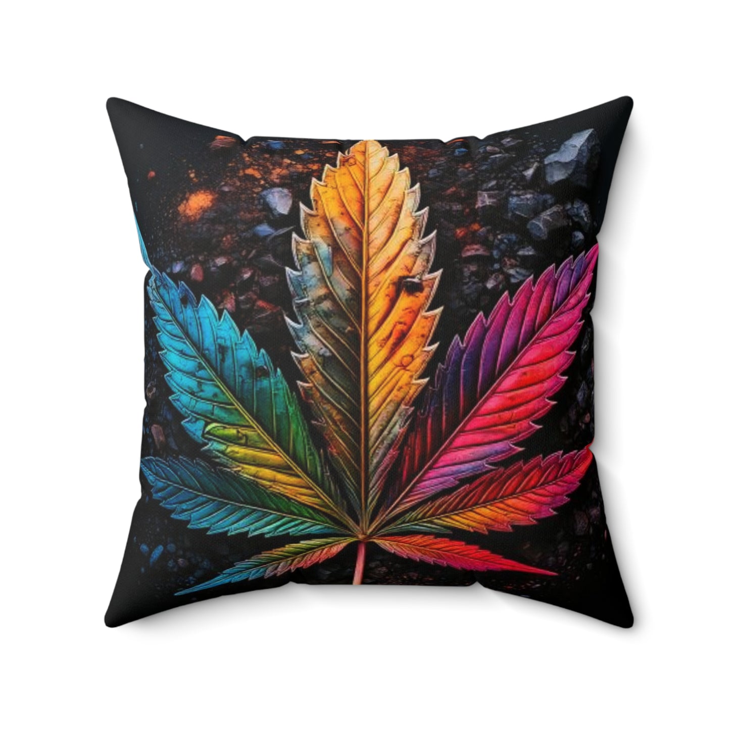 Square Pillow Room Accents Fun Statement Piece Indoor Pillow