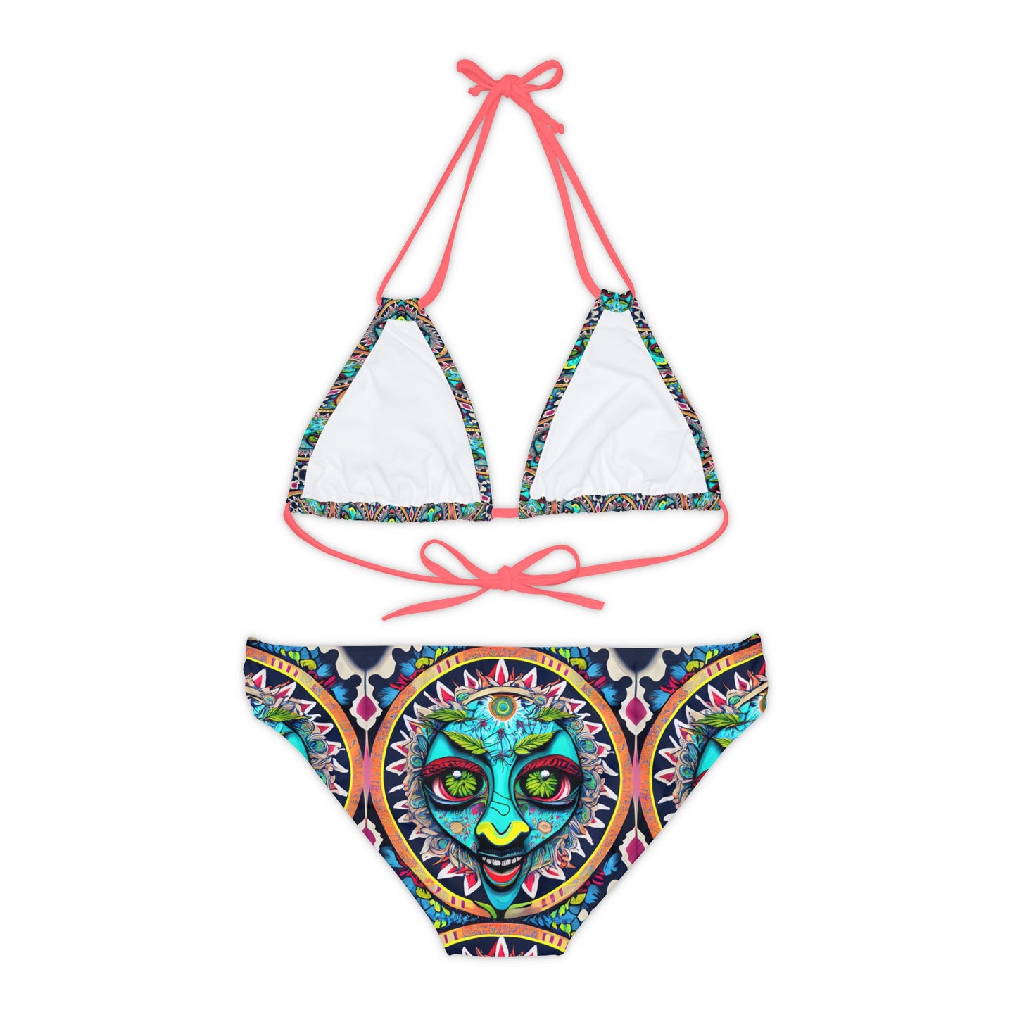 Strappy Bikini Set (AOP)
