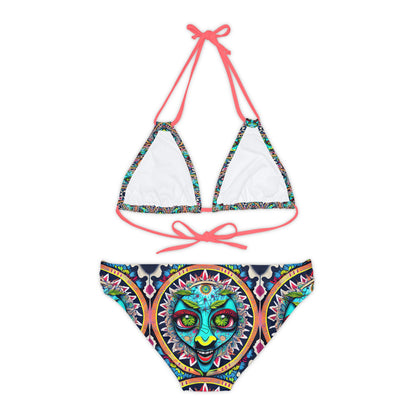 Strappy Bikini Set (AOP)