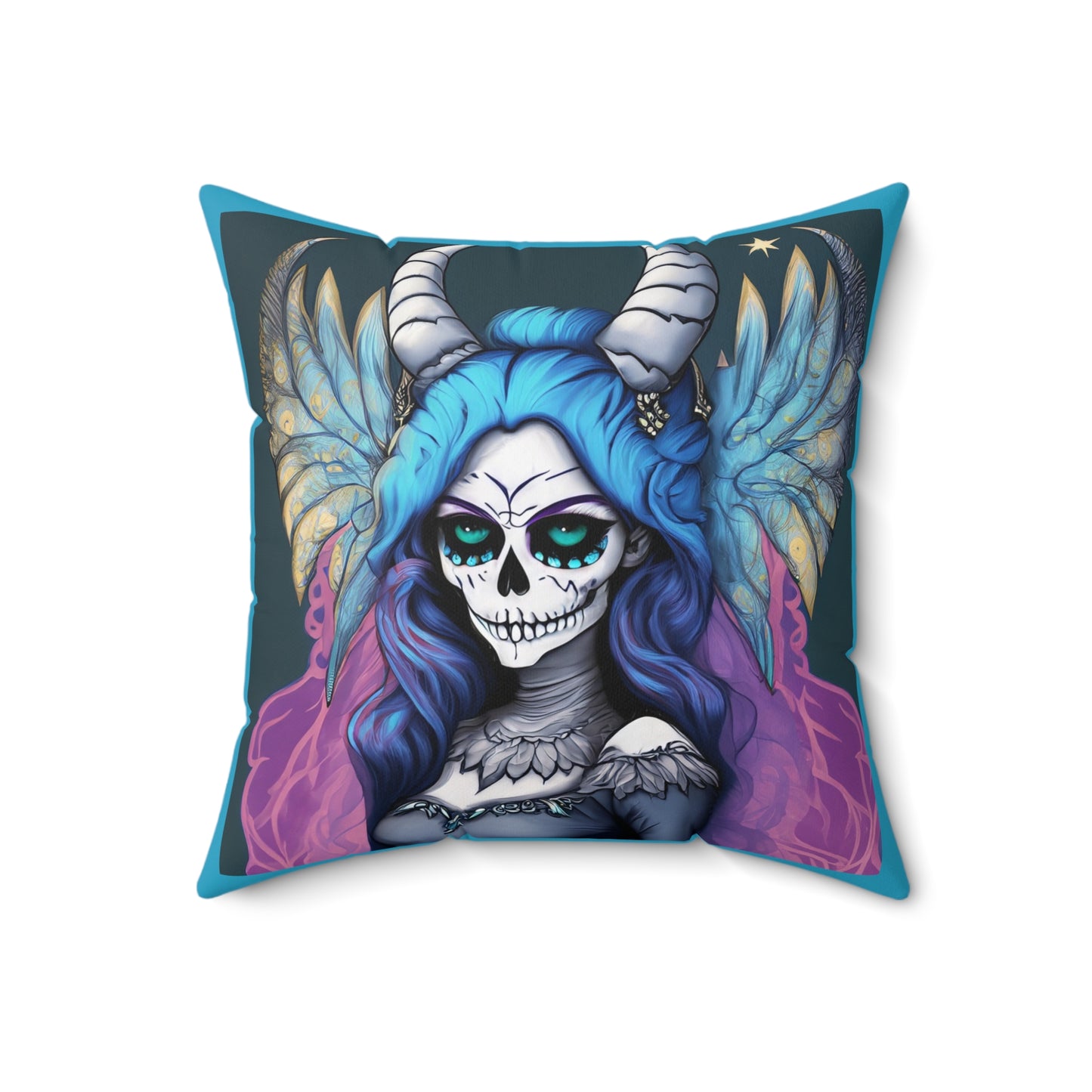 Unique Spun Polyester Square Pillow