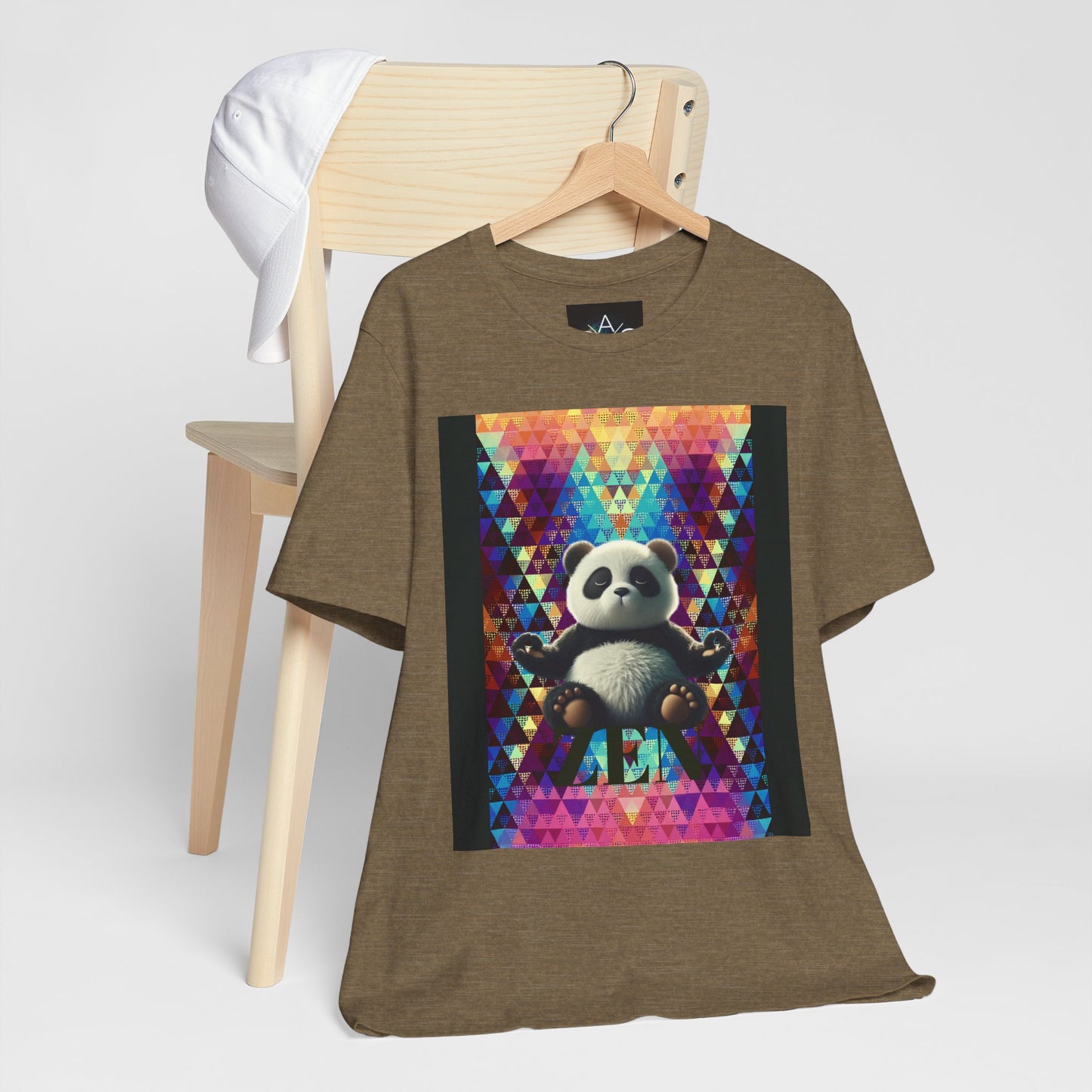 Colorful Panda Graphic Tee - Unisex Jersey Short Sleeve