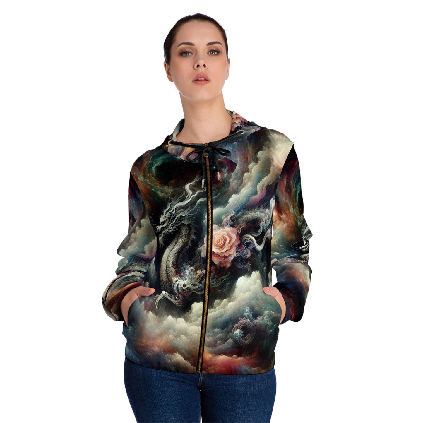 Women’s Full-Zip Hoodie (AOP)