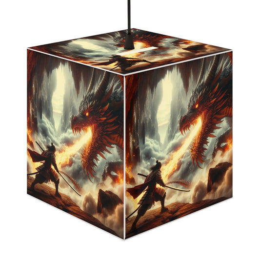 Warriors Light Cube Lamp
