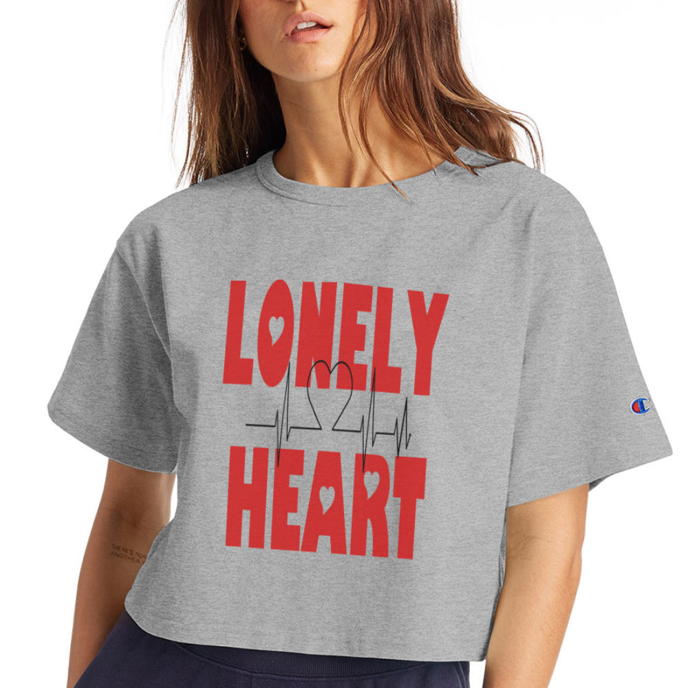 Champion Women’s Cropped T-Shirt - heather gray