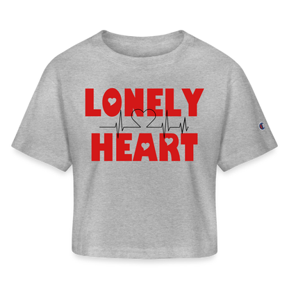 Champion Women’s Cropped T-Shirt - heather gray
